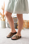 Pien Double Buckle Stylish Daily Full Orthopedic Slippers - 2