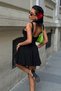 Strappy Mini Dress Jt7072 - 3