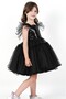 Girl's Black Sequin, Tutu Skirt & Wednesday Evening Dress - 6