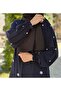 Ferace Daisy Pattern أكمام راجلان باللون الأزرق الداكن - 2