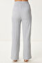 Belted Vest Palazzo Knitted Suit Gray Lby0002 - 6