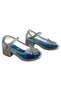 Princess Glass Looking Butterfly Stone Baret Night Shoes - 7