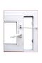 Window Pimapen Lock with Rope and Key Safety Baby Security White 1 Piece - 2