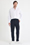 Men's Side Pockets, Elastic Waist, Lace-Up Belt, Relaxed Fit, Comfortable Cut Cool Fabric Trousers - 6