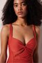 Μαγιό Cinnamon Color Basic Shirred Corseted - 2