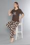 Short Sleeve Summer Viscose Pajama Set Beach Club 88-110 - 2
