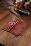Genuine Leather Handmade Long Wallet with Phone Compartment Men Women Vintage Wallet - 8