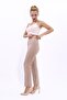Elastic Skinny Leg Trousers-Stone