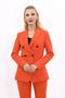 Orange Pocket Bag Jacket - 4