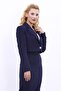 Men's Collared Single Button Short Jacket - Navy Blue - 1073100 - 4