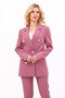 Men's Lapel Collar Blazer Jacket-Rose - 1034100