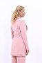 Powder Color Long Classic Blazer Jacket - 3