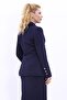 Men's Collared Cross Jacket - Navy Blue - 1047100 - 3
