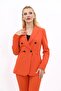 Orange Pocket Bag Jacket - 5