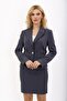 Men's Lapel Single Button Classic Jacket - Smoked - 1045100 - 5