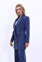 Indigo Long Classic Blazer Jacket - 2