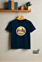 Unisex Crew Neck Retro Minibus Printed 100% Cotton Regular Fit T-Shirt