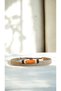 Bensei̇ Orange and White Turquoise and Kokonat Beaded Loom Woven Bracelet - 2