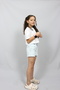 Girl Jeans Shorts Denim Jeans Fabric - 8