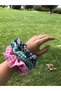 Colorful Gingham Women's Hair Rubber Buckle Set of 3