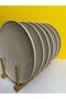 Chef Taste Model Cream 25 cm Serving Plate Set of 6 - 3