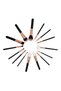 15-Piece Professional Makeup Brush Set with Pouch, Face and Eye Kit - 2