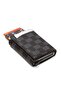 Men's Mechanized Card Holder and Wallet New241 - Black - 3