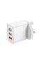 PURE Series Wall Charger QC+2USB + Lightning Cable - White - 4