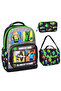 Water Resistant Boys' Orthopedic Primary School Backpack Lunch, Luxury School Bag with Pen Holder