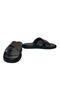 852 928 Men's Khaki Leather Slippers - 4