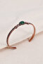 Green Agate Authentic Copper Bracelet - 2