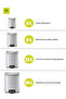 MADISON 8L Step Trash Bin – Soft-Close Lid, Brushed Stainless Steel, Fingerprint-Resistant Finish - 8