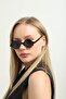 One Two Three Polarized Sunglasses Black White - 5