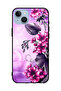 غطاء حماية لهاتف Apple iPhone 14 Plus برسومات زهور