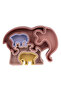 Silicone Stacking Toy for Babies/Kids, Elephant Shape, BPA Free 100% Safe - Elephant - 2