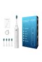 Electric Toothbrush JetFlow, 5 Programs, Memory Function, Smart Timer, USB-C, IPX7, 4 Heads, White