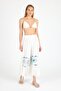 Women's White Bamboo Trouser Skirt |   Beach & Pool & Daily Use - 2