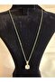 Zircon Stone Single Stone Silver Silver Color Steel Necklace