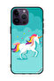 غطاء حماية لهاتف Apple iPhone 14 Pro Max Unicorn Walking