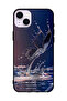 غطاء حماية لهاتف Apple iPhone 14 - قطرات الماء - فراشة