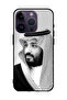 غطاء حماية لجهاز آيفون 14 برو من آبل، صورة محمد بن سلمان بالأبيض والأسود