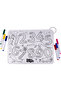 Reusable Silicone Colouring Mat with Pens and Travel Case - Number Design