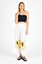 Women's White Bamboo Trouser Skirt |   Beach & Pool & Daily Use
