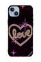 غطاء حماية لهاتف Apple iPhone 14 Plus Love Heart