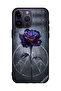 غطاء حماية لهاتف Apple iPhone 14 Pro Max - فن الزهور الداكنة