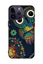 غطاء حماية لهاتف Apple iPhone 14 Pro Max بتصميم بومة زهرية
