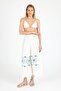 Women's White Bamboo Trouser Skirt |   Beach & Pool & Daily Use - 3