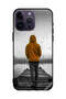 غطاء حماية لجهاز Apple iPhone 14 Pro Max - فتى حزين يمشي