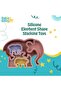 Silicone Stacking Toy for Babies/Kids, Elephant Shape, BPA Free 100% Safe - Elephant - 3