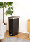 HANA SLIM 40L Step Trash Can – Matte Black, Soft-Close Lid, Fingerprint-Resistant, Narrow Pedal Bin - 8